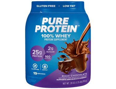 Rich Chocolate 100% Whey Protein Powder - (1.75 lb. Canister)